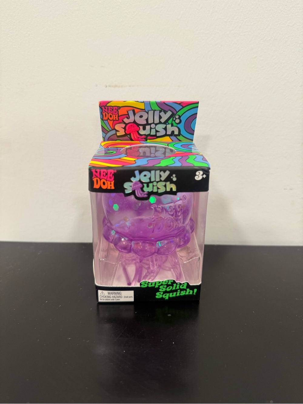 Authentic Needoh Jellyfish jelly squish- PURPLE